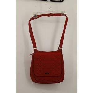 Vera Bradley Red Quilted Crossbody Bag